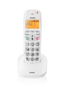 Brondi Bravo Bright Telefono DECT Identificatore di chiamata Bianco