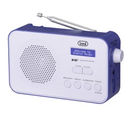 Trevi DAB 7F92 R Portatile Digitale Blu, Bianco