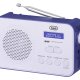 Trevi DAB 7F92 R Portatile Digitale Blu, Bianco 2
