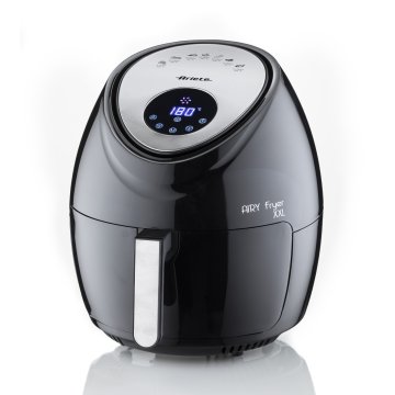 Ariete 4618, Airy Fryer XXL, Friggitrice ad Aria, 5,5 Litri, Frigge Senza Olio 2,5 kg di Patatine, 1800 Watt, Nero