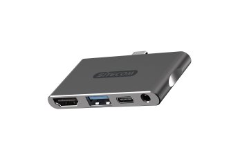 Sitecom CN-392 replicatore di porte e docking station per laptop Alluminio