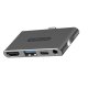 Sitecom CN-392 replicatore di porte e docking station per laptop Alluminio 2