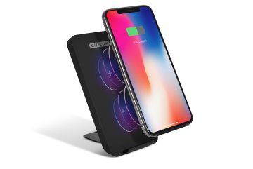 Sitecom CH-002 Caricabatterie per dispositivi mobili Smartphone Nero USB Carica wireless Ricarica rapida Interno