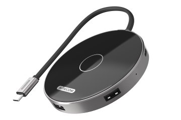 Sitecom CH-004 Caricabatterie per dispositivi mobili Smartphone Nero, Grigio USB Carica wireless Interno