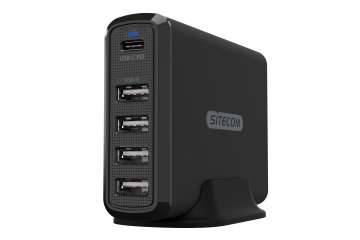Sitecom CH-017 Caricabatterie per dispositivi mobili Universale Nero AC Ricarica rapida Interno