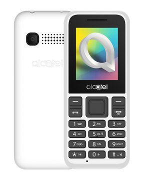 Alcatel 1066D 4,57 cm (1.8") 63 g Bianco Telefono cellulare basico