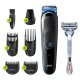 Braun MGK3242 Rifinitore 7-In-1 Nero/Blu, Regolabarba Uomo, Rifinitore Viso E Tagliacapelli 2
