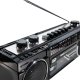 Trevi RADIO REGISTRATORE PORTATILE USB SD WIRELESS CASSETTA RR 501 BT NERO 4