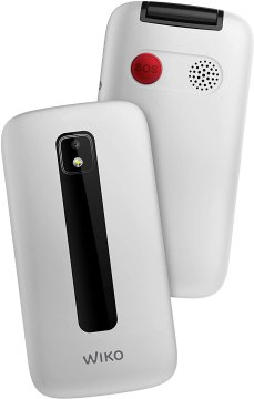Wiko F300 7,11 cm (2.8") 118 g Bianco Telefono cellulare basico