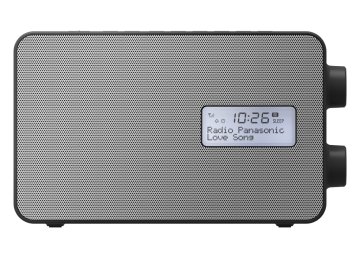 Panasonic Radio DAB+, nero, Bluetooth, protezione IPX4 da spruzzi