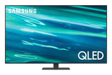 Samsung Series 8 TV QLED 4K 65” QE65Q80A Smart TV Wi-Fi Carbon Argento 2021