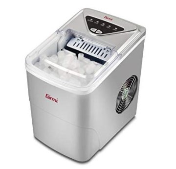 Girmi GH7600 macchina per cubetti di ghiaccio Macchina per ghiaccio portatile 12 kg/24h 100 W Acciaio inox