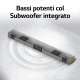LG SP2W.CEUSLLK altoparlante soundbar Grigio, Bianco 2.1 canali 100 W 19