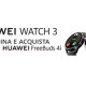 Huawei WATCH 3 L11E, Black, cinturino in fluoroelastomero nero 15