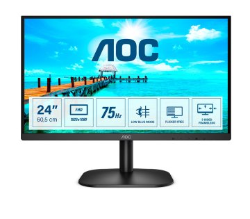 AOC B2 24B2XDM Monitor PC 60,5 cm (23.8") 1920 x 1080 Pixel Full HD LCD Nero
