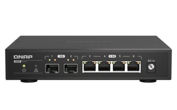 QNAP QSW-2104-2S switch di rete Non gestito 2.5G Ethernet Nero