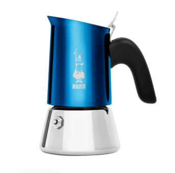 Bialetti Venus Moka 0,09 L Blu, Acciaio inox