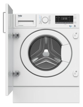 Beko HITV8733B0 lavasciuga Da incasso Caricamento frontale Bianco