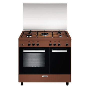 Glem Gas AR965GC cucina Elettrico/Gas Marrone