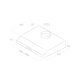 Elica Krea GFA BL/F/60 Incassato Nero 272 m³/h 3