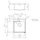 Foster 4151 050 Lavello sottopiano Rettangolare Acciaio inox 3