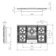 P. COTTURA MILANELLO 5F 803x513 INOX - 7682000 3