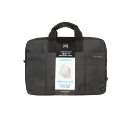Tucano Zona 39,6 cm (15.6") Valigetta ventiquattrore Alluminio, Nero