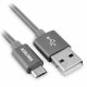 Vultech SM-N31G cavo USB USB 2.0 1 m USB A Micro-USB B Grigio, Argento 2