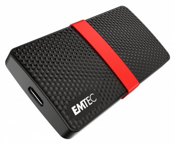 Emtec X200 128 GB USB tipo-C 3.2 Gen 1 (3.1 Gen 1) Nero, Rosso