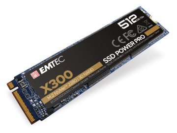 Emtec X300 512 GB M.2 PCI Express 3.0 NVMe 3D NAND