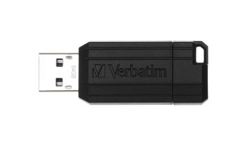 Verbatim PinStripe - Memoria USB da 64 GB - Nero