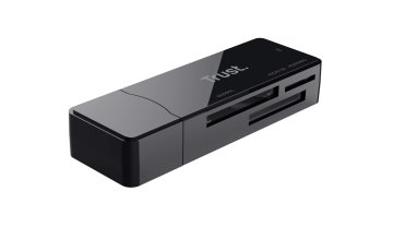 Trust NANGA lettore di schede USB 3.2 Gen 1 (3.1 Gen 1) Type-A Nero