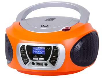 Trevi CMP 510 DAB Digitale 3 W DAB, DAB+, FM Arancione Riproduzione MP3