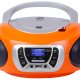 Trevi CMP 510 DAB Digitale 3 W DAB, DAB+, FM Arancione Riproduzione MP3 3