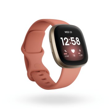 Fitbit Versa 3 4,01 cm (1.58") AMOLED 40 mm Digitale Touch screen Oro Wi-Fi GPS (satellitare)