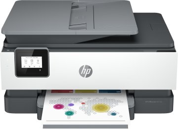HP OfficeJet Stampante multifunzione HP 8015e, Colore, Stampante per Casa, Stampa, copia, scansione, HP+; idoneo per HP Instant Ink; alimentatore automatico di documenti; stampa fronte/retro