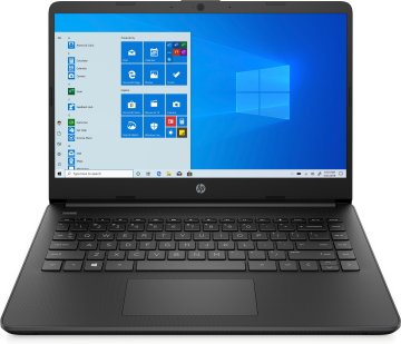 HP 14s-fq0009nl Computer portatile 35,6 cm (14") HD AMD Athlon 3020E 4 GB DDR4-SDRAM 256 GB SSD Wi-Fi 5 (802.11ac) Windows 11 Home in S mode Nero