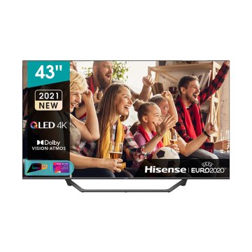 Hisense A72GQ 43A72GQ TV 109,2 cm (43") 4K Ultra HD Smart TV Wi-Fi Nero, Grigio 300 cd/m²