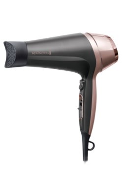 Remington D5706 asciuga capelli 2200 W Nero, Oro rosa