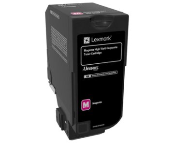 Lexmark 84C2HME cartuccia toner 1 pz Originale Magenta