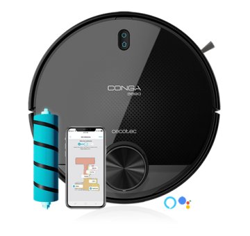 Cecotec Conga 3890 Titanium Senza sacchetto Nero