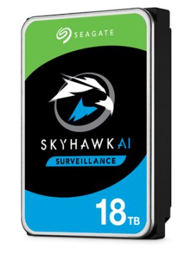 Seagate Surveillance HDD SkyHawk AI disco rigido interno 18 TB 7200 Giri/min 256 MB 3.5" Serial ATA III