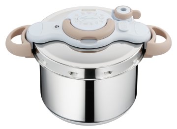 Lagostina Clipsominut' Eco respect 6 L Acciaio inox, Bianco