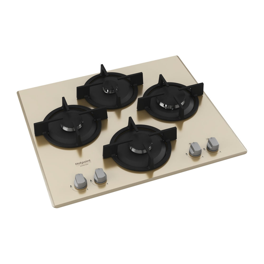 HAGD61SCH - Hotpoint HAGD 61S/CH Champagne Da incasso 60 cm Gas 4  Fornello(i) - Piani cottura a gas - Negozi Elettronica Roma - Radionovelli