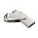 SanDisk Ultra Dual Drive Luxe unità flash USB 128 GB USB Type-A / USB Type-C 3.2 Gen 1 (3.1 Gen 1) Acciaio inox 3