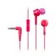 Panasonic RP-TCM115E Auricolare Cablato In-ear Musica e Chiamate Rosa 2