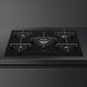 Smeg Cucina PV275B piano cottura Nero Superficie piana 72 cm Gas 5 Fornello(i) 5