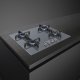 Smeg PV264S piano cottura Argento Da incasso 60 cm Gas 4 Fornello(i) 5
