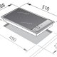 De’Longhi GVI 13-2 piano cottura Acciaio inox Da incasso 30 cm Ceramica 1 Fornello(i) 3