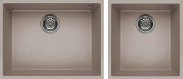 Elleci Quadra 210 Lavello sottopiano Rettangolare Granitek